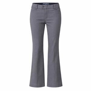 Banana Republic Petites 00P Gray Bootcut Dress Pants Stretch Cotton Work Career
